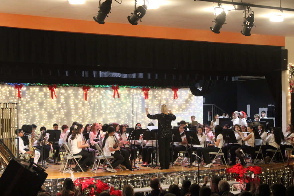 Students playing instruments!