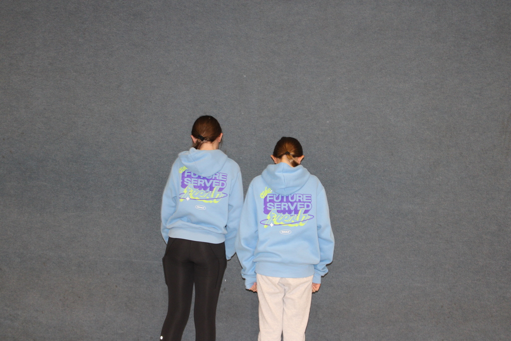 Students wearing colorful outfits in honor of Kindness Week (to "color the world with kindness")!