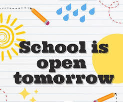 School Open