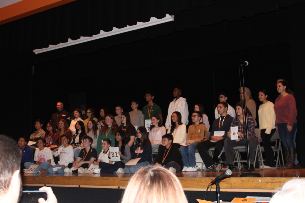 Spellers posing for a photo. 