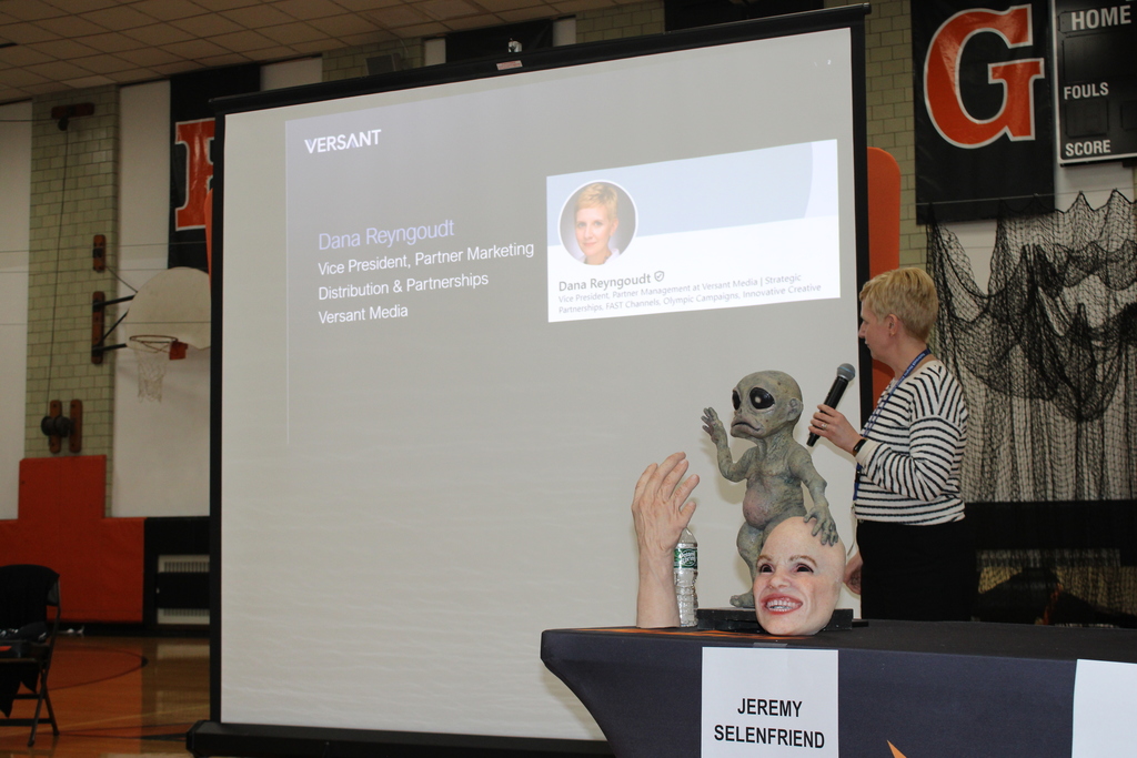 Presenter at Career Day.