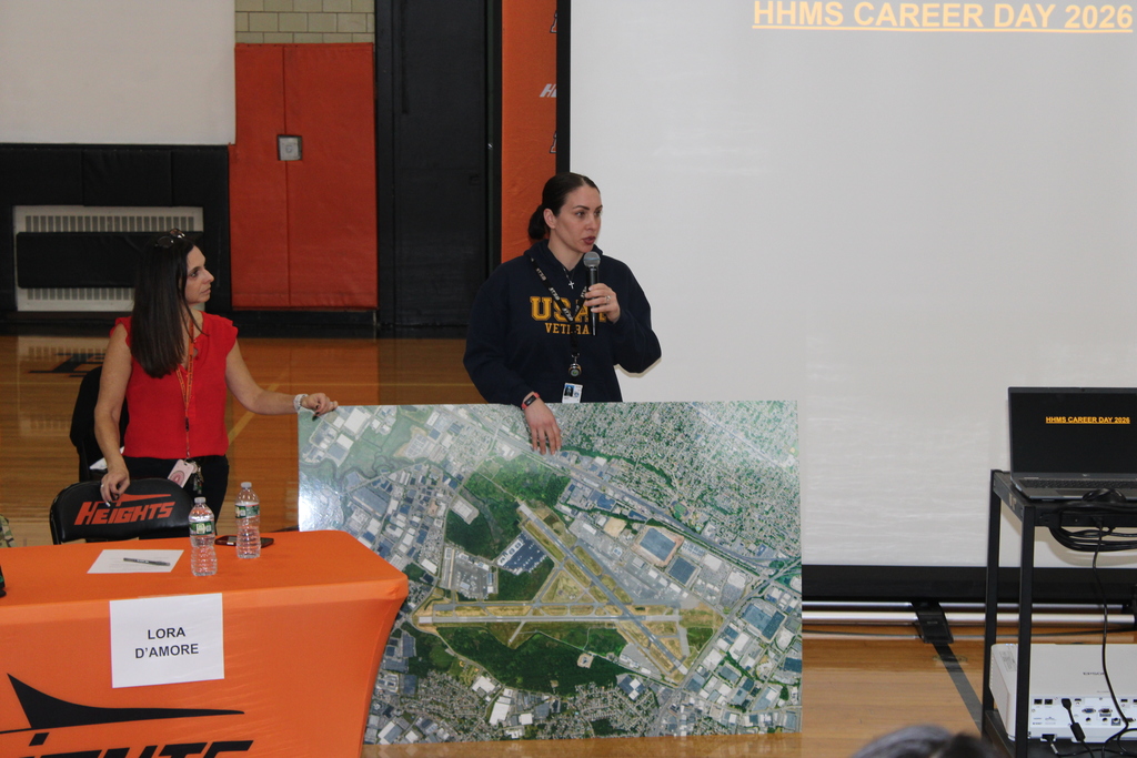 Presenter at Career Day.