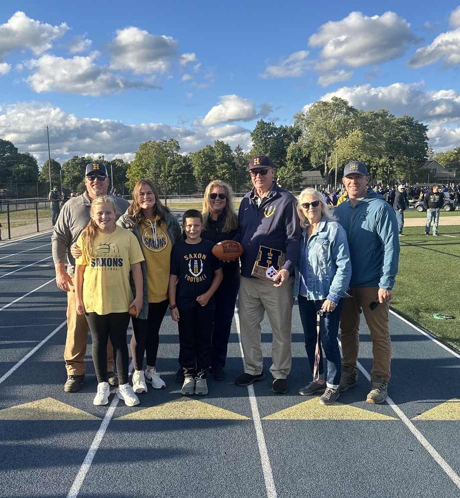 Coach Keller and his family.