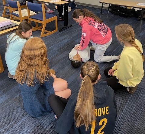 Hastings Middle School students learn the basics of CPR