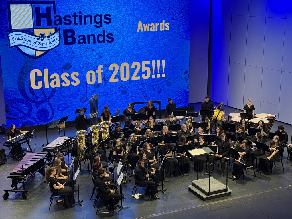 Hastings High School spring band concert.