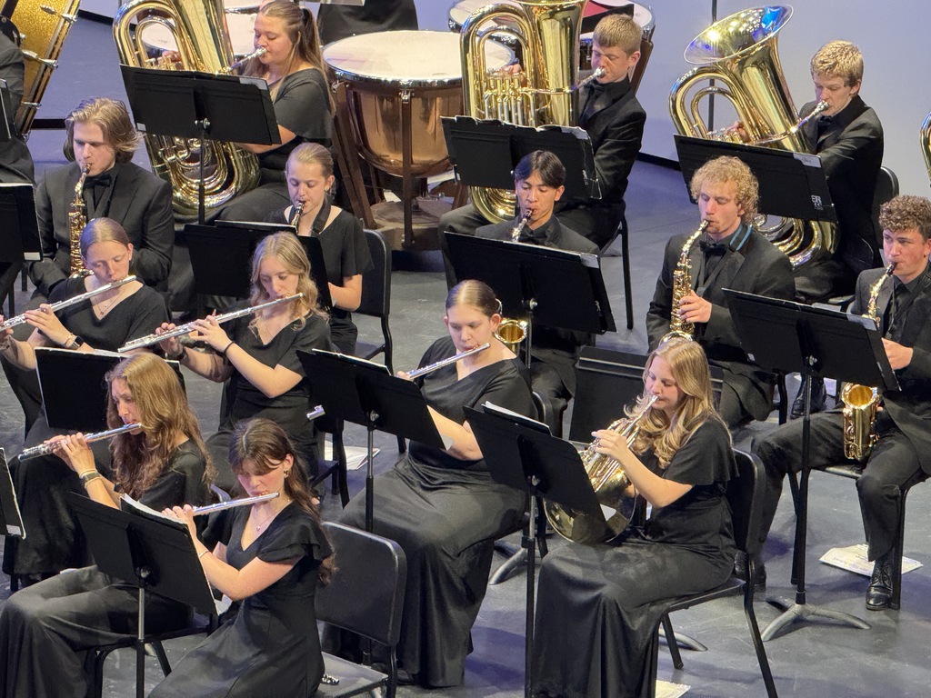 Hastings High School spring band concert.
