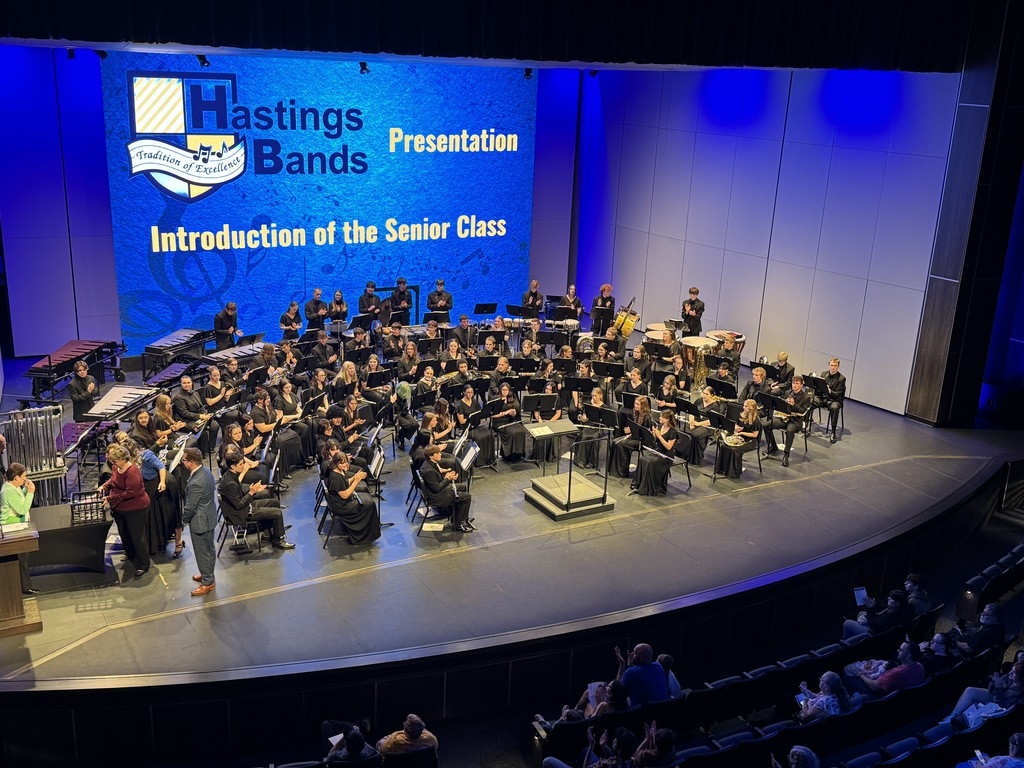 Hastings High School spring band concert.