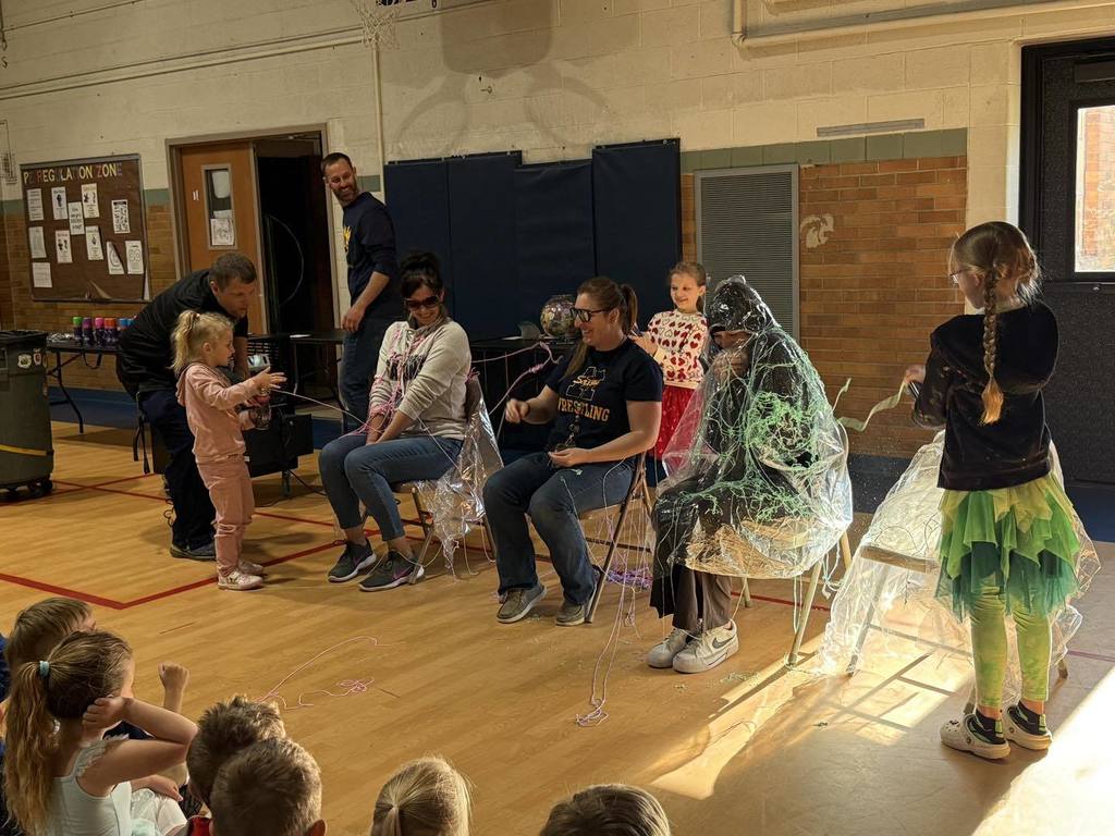 American Heart Challenge assembly at Southeastern Elementary