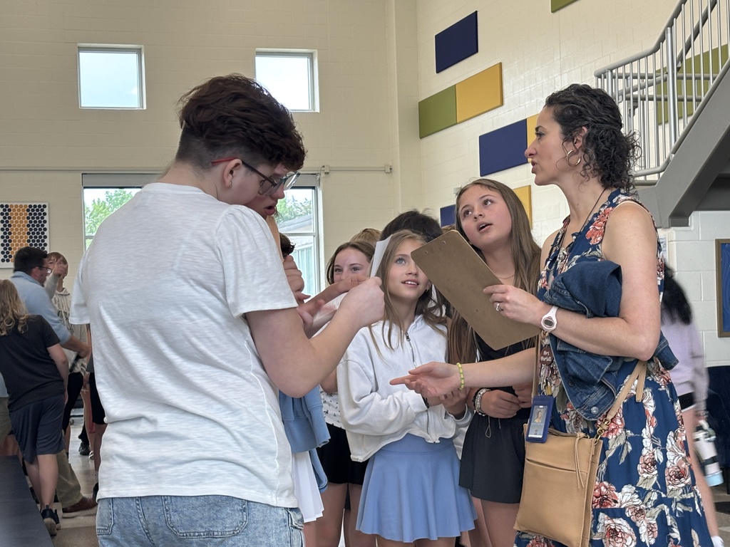 Fifth graders visit Hastings Middle School