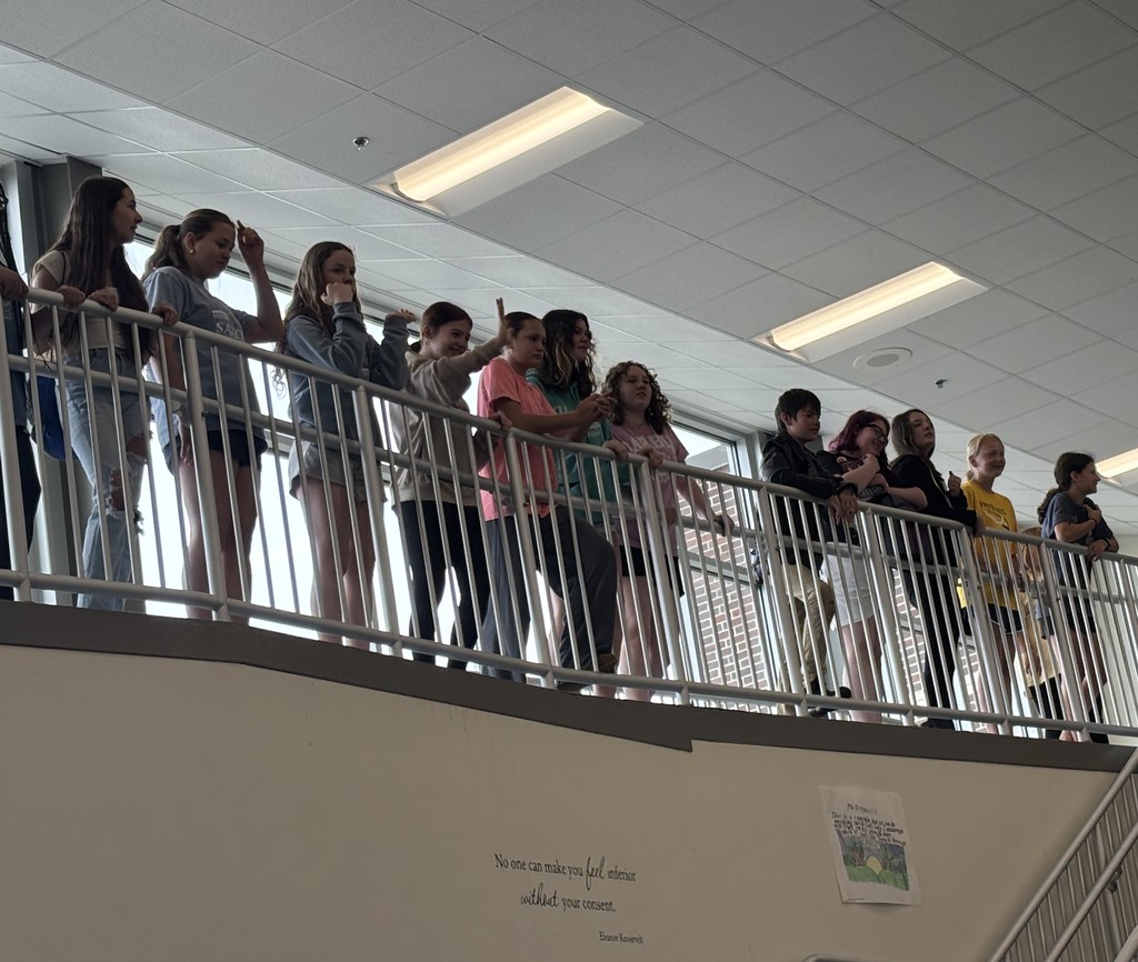 Fifth graders visit Hastings Middle School