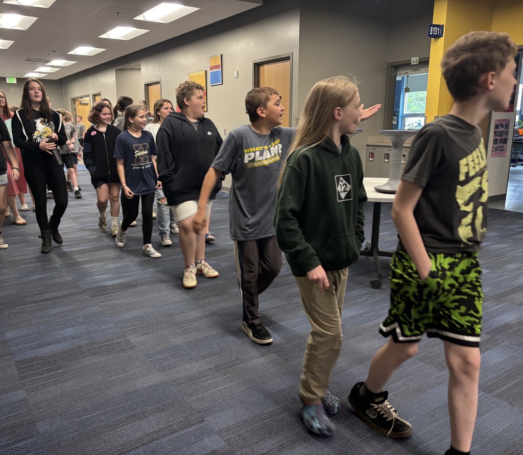 Fifth graders visit Hastings Middle School