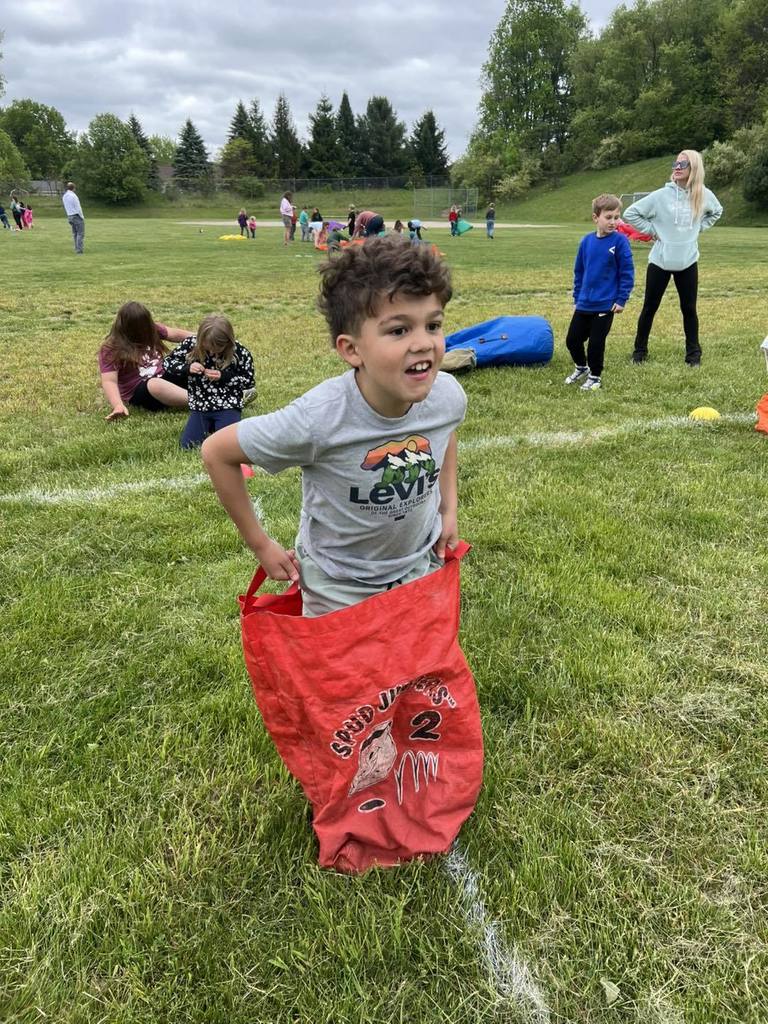 Southeastern Elementary field day activities.
