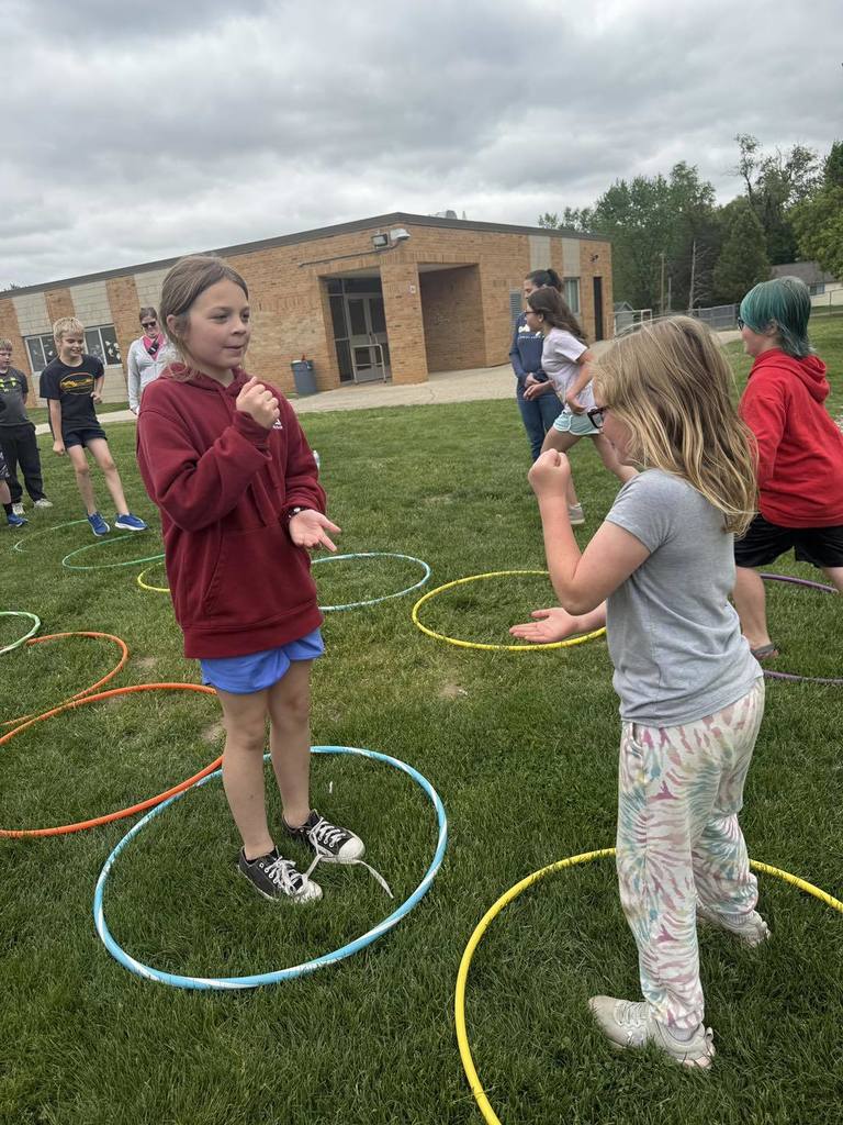 Southeastern Elementary field day activities.