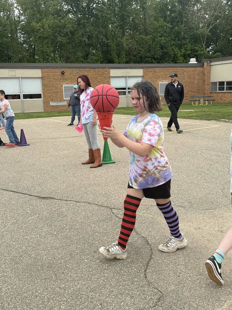Southeastern Elementary field day activities.