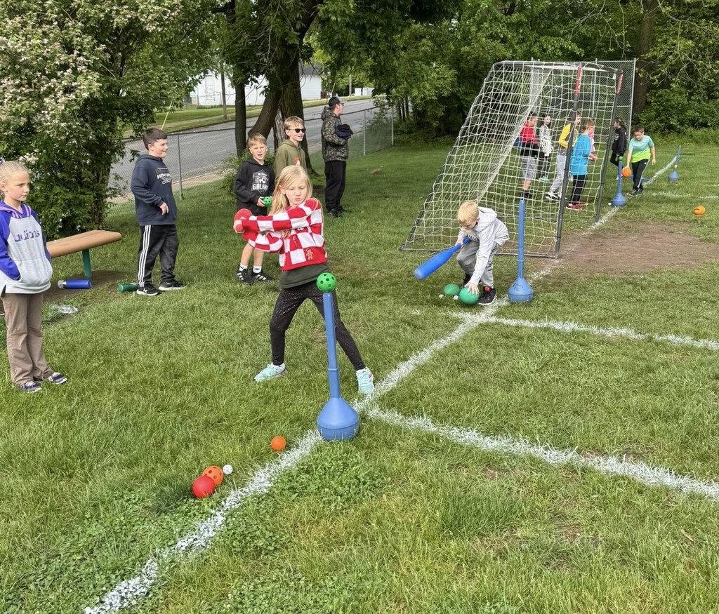 Field Day at Northeastern Elementary, featuring a variety of activities.