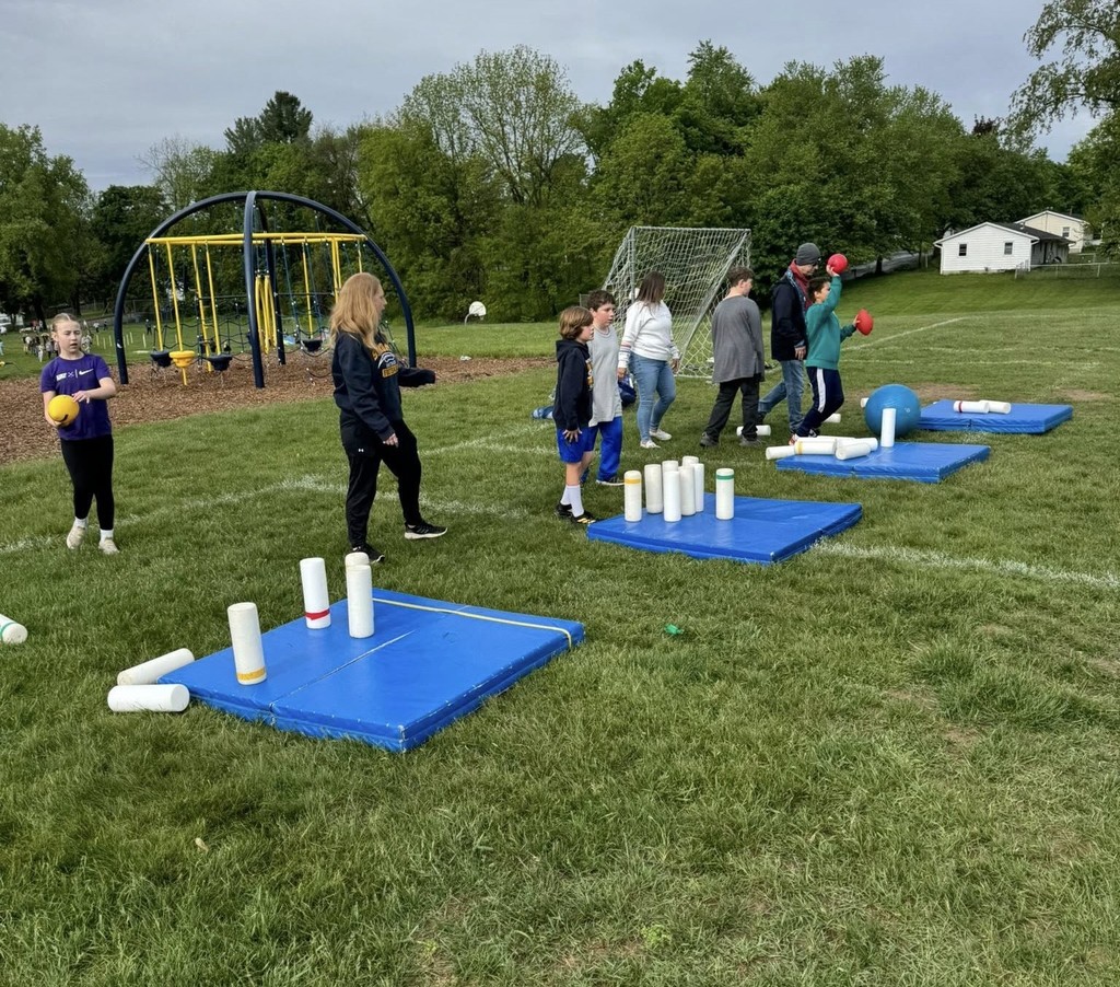 Field Day at Northeastern Elementary, featuring a variety of activities.