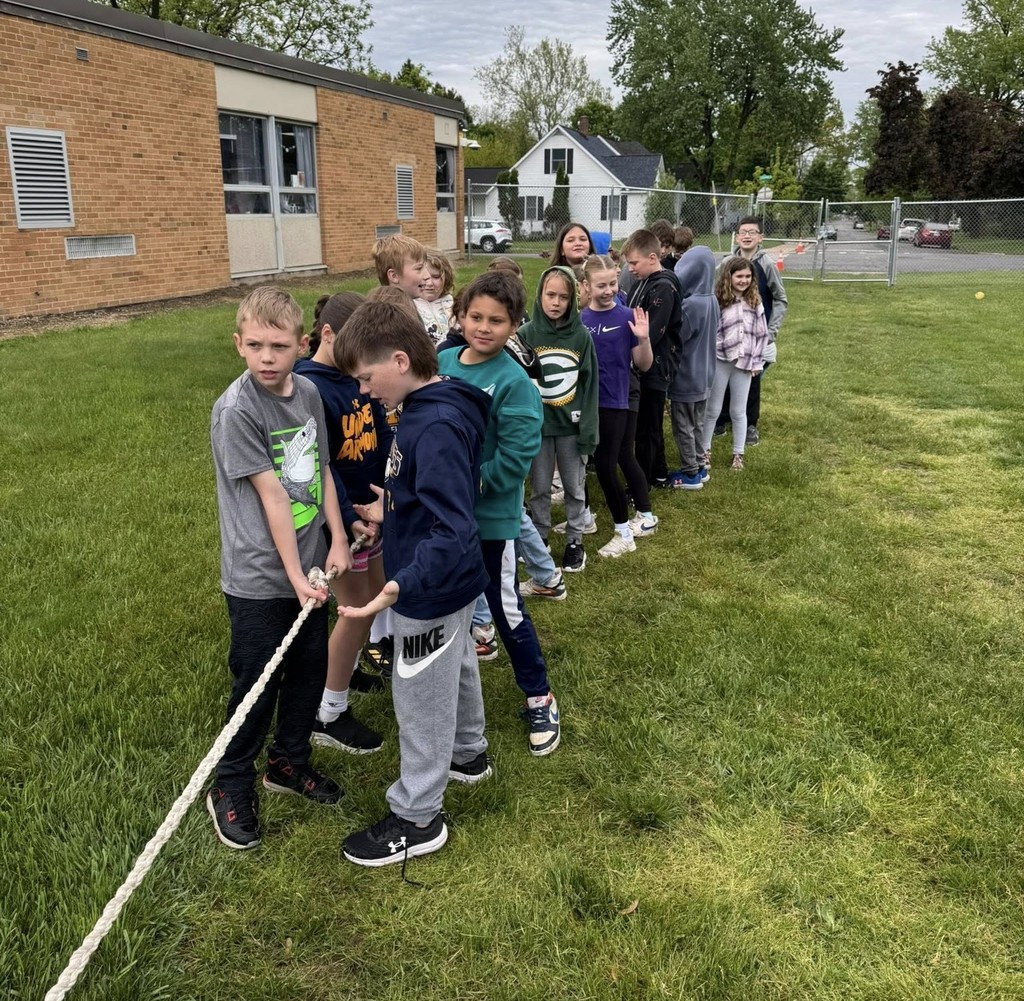 Field Day at Northeastern Elementary, featuring a variety of activities.
