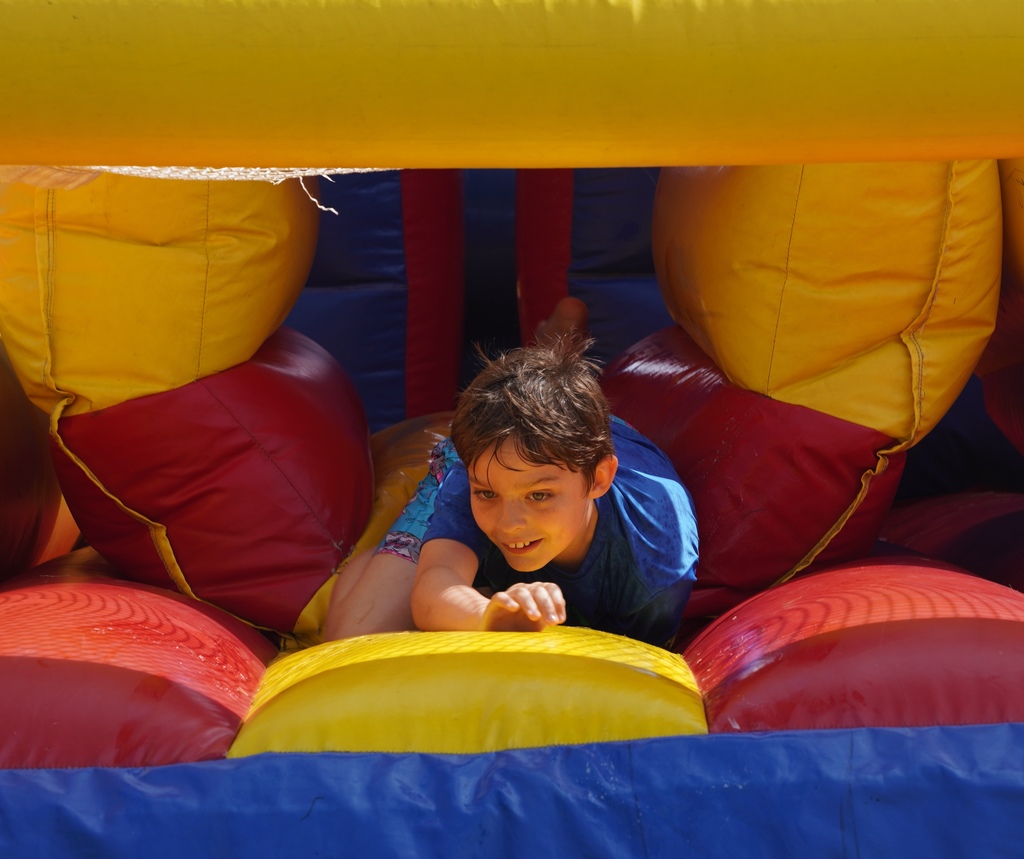 Northeastern Elementary's Rock-n-Run Slip and Slide Party
