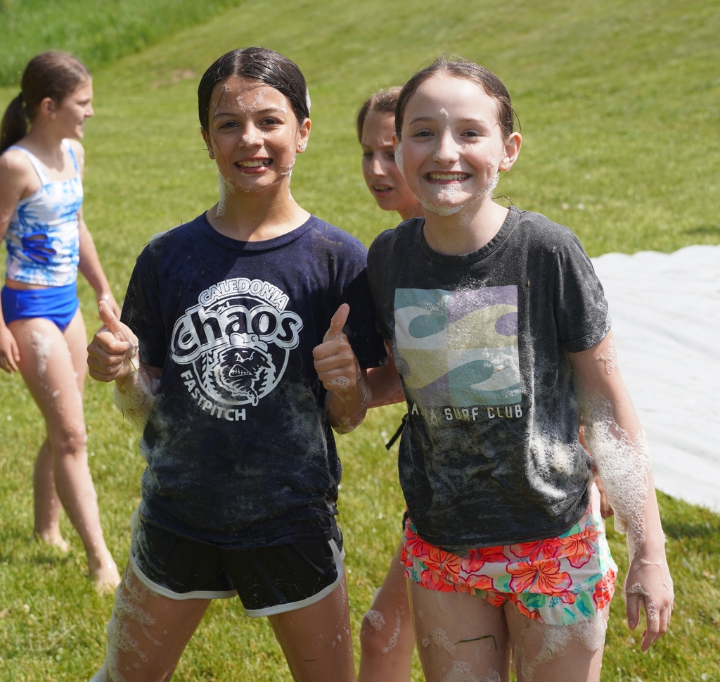 Northeastern Elementary's Rock-n-Run Slip and Slide Party