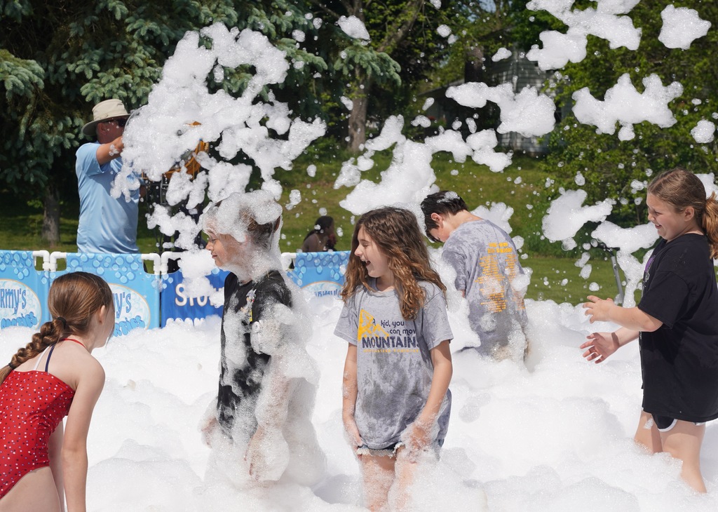 Northeastern Elementary's Rock-n-Run Slip and Slide Party