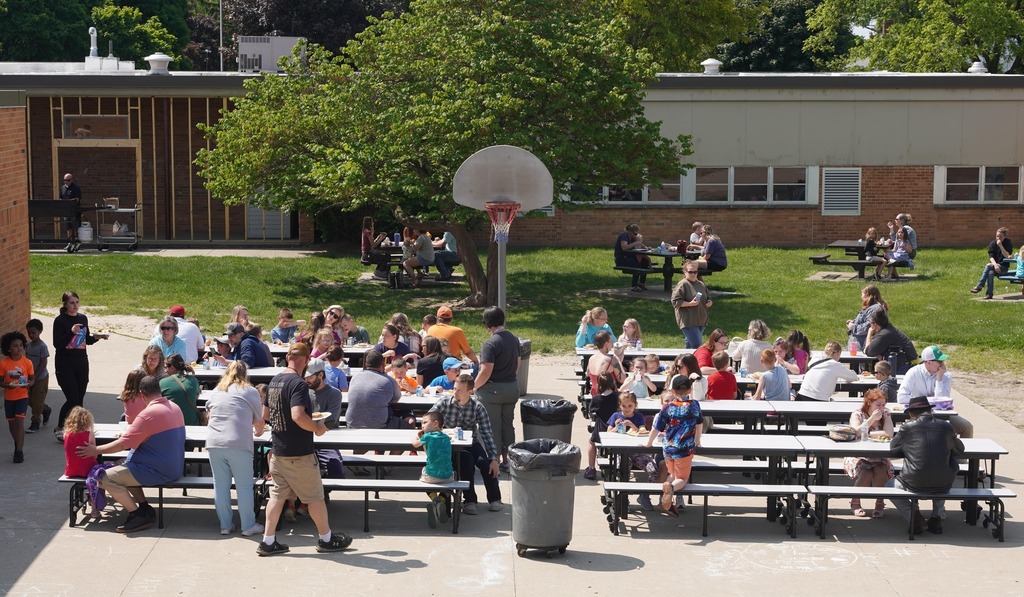 Northeastern Elementary's spring picnic.