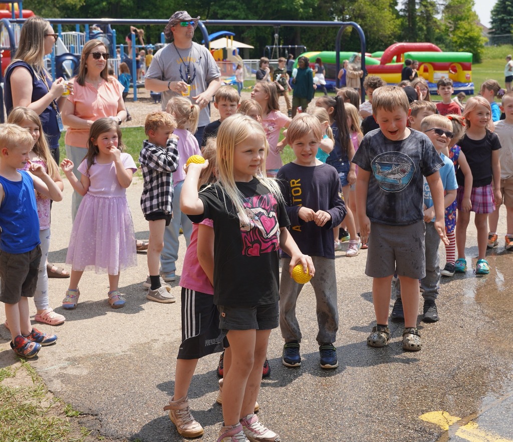 Southeastern Elementary's end-of-year party festivities.