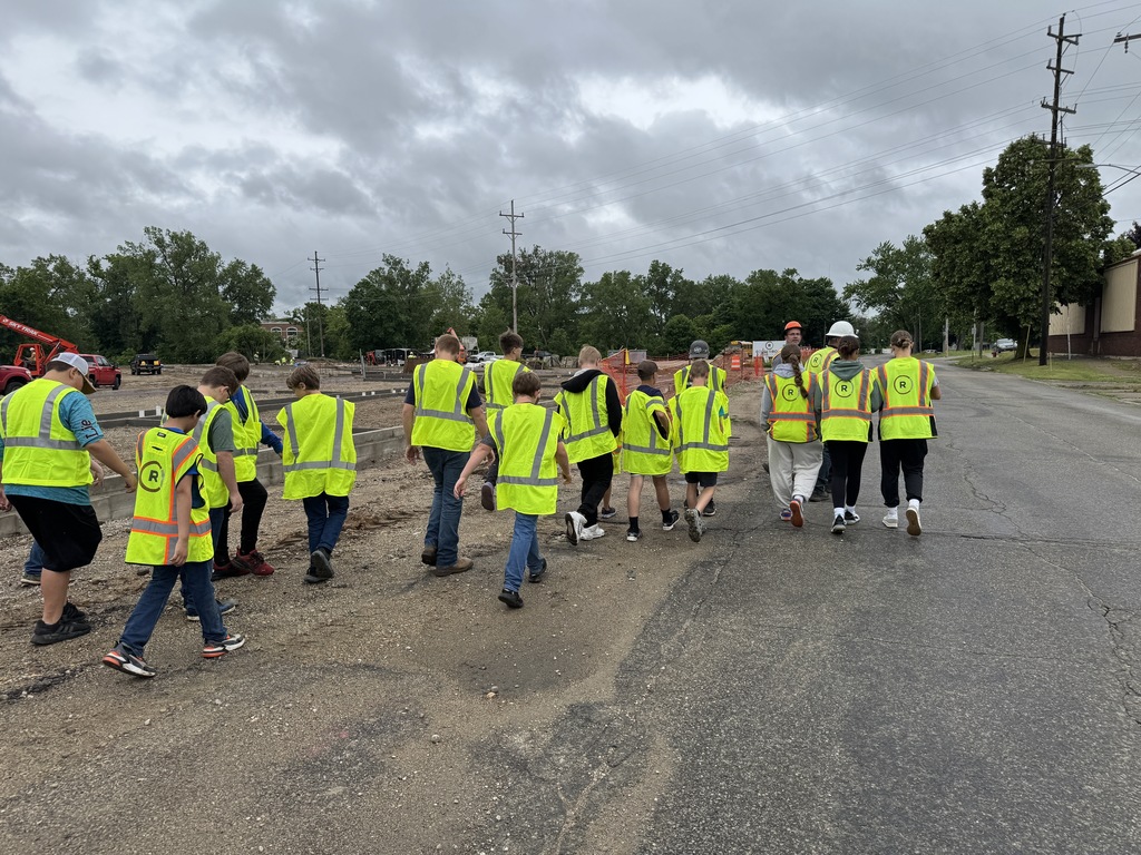 Students participating in Trades Camp
