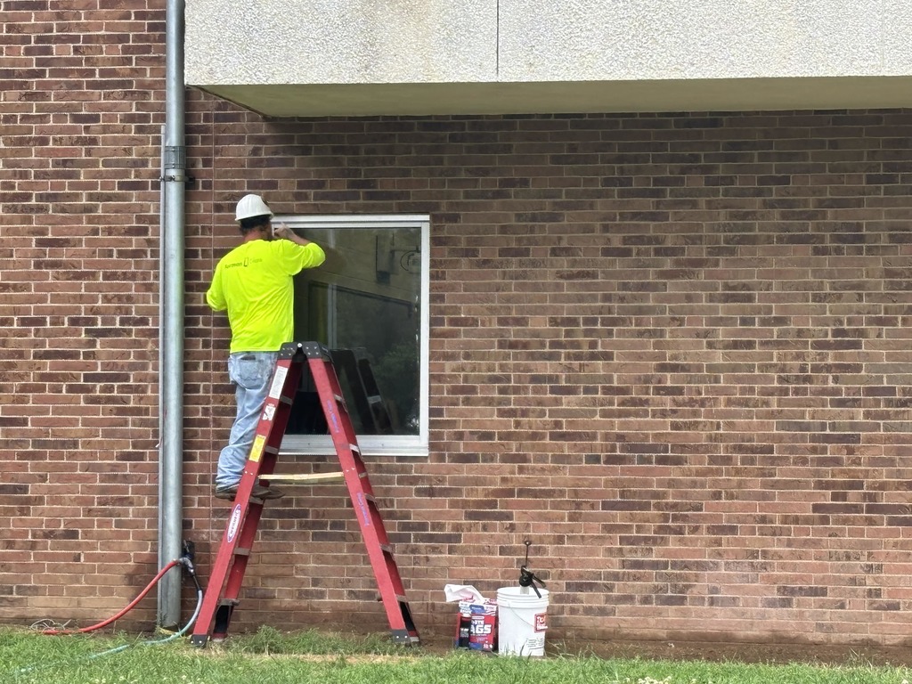 Construction work at Hastings High School