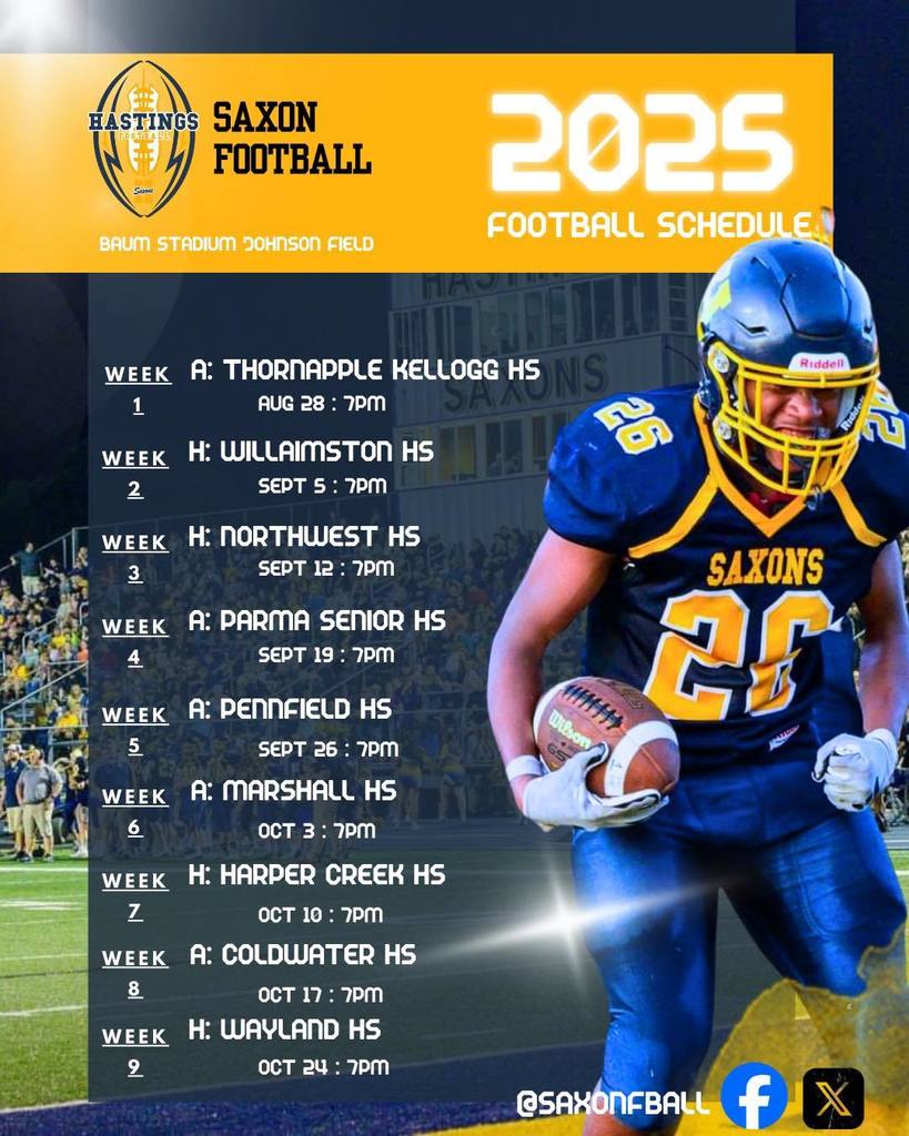 2025 Hastings Saxons 