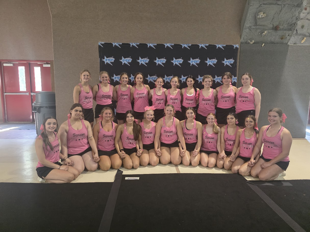 Hastings cheer at the North American Spirit Power Camp.
