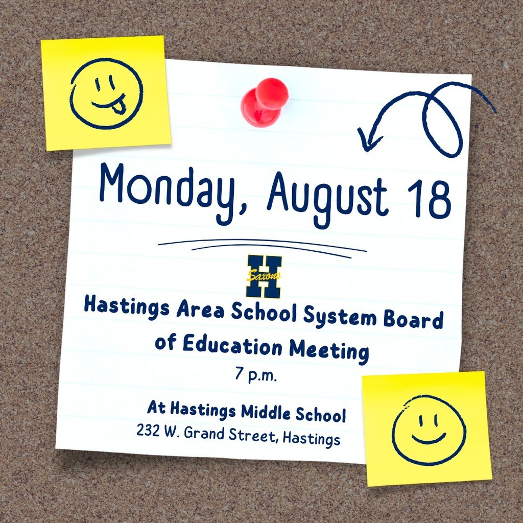 HASS School Board meeting on Monday, August 18