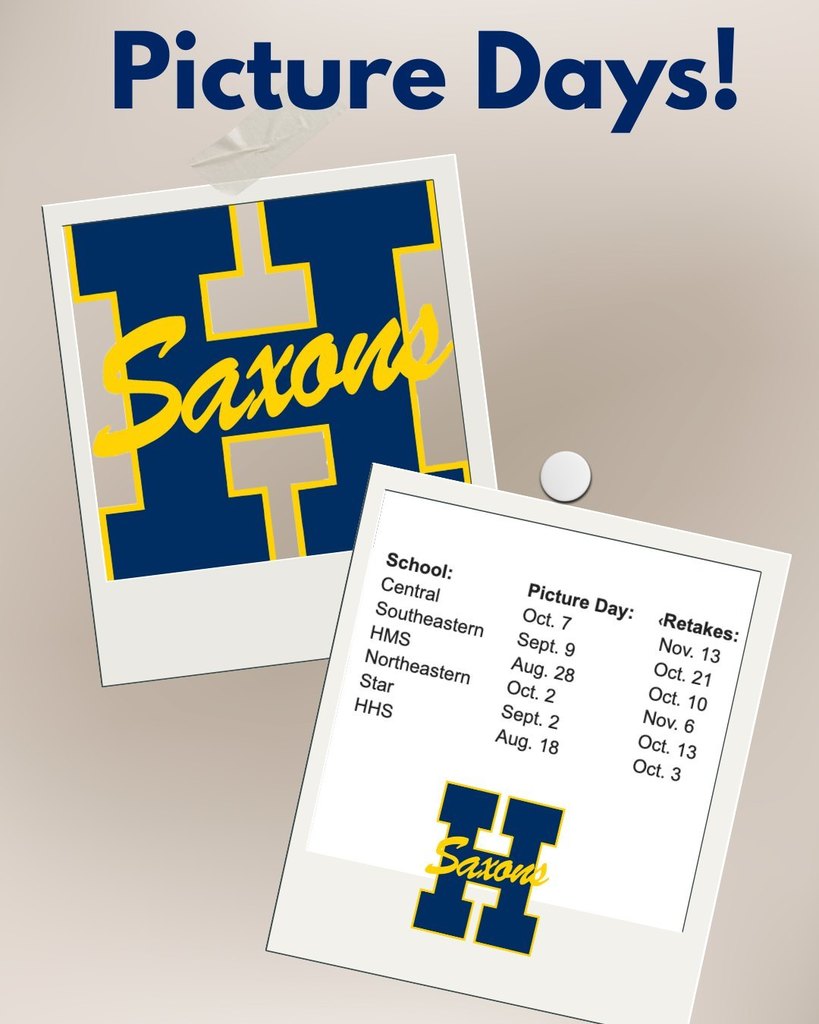 Picture Day schedule