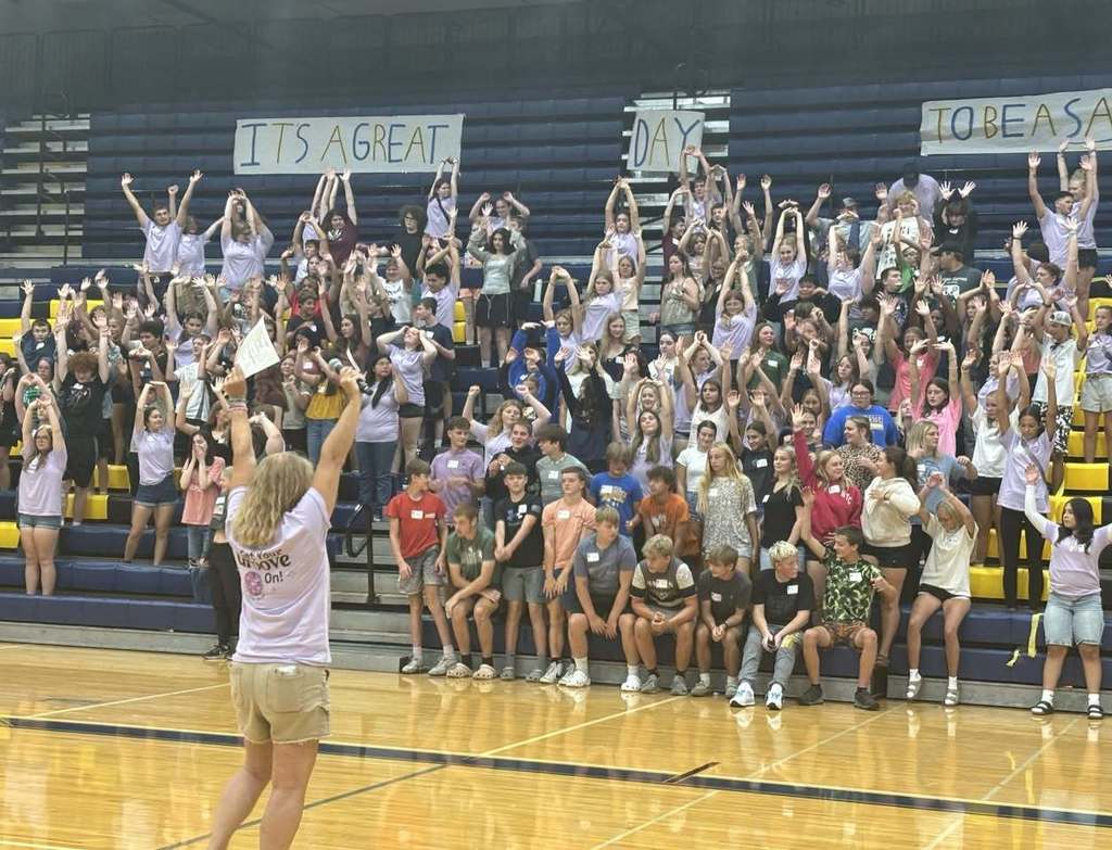 Sights from Hastings High School freshmen orientation