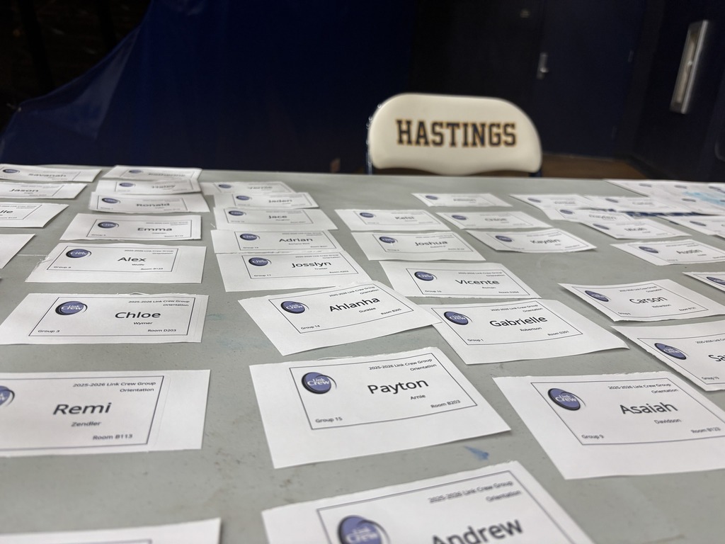 Sights from Hastings High School freshmen orientation