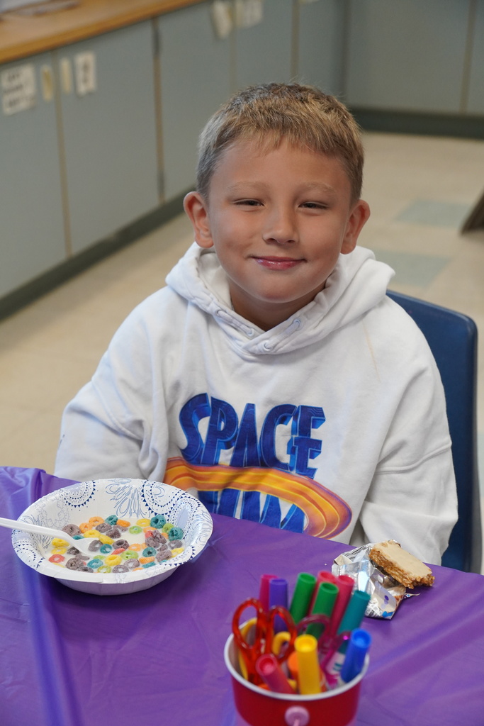 Scenes from Star School's New Student Breakfast