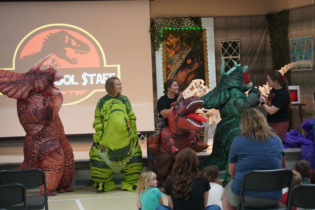 Dollars for Dino assembly at Star Elementary