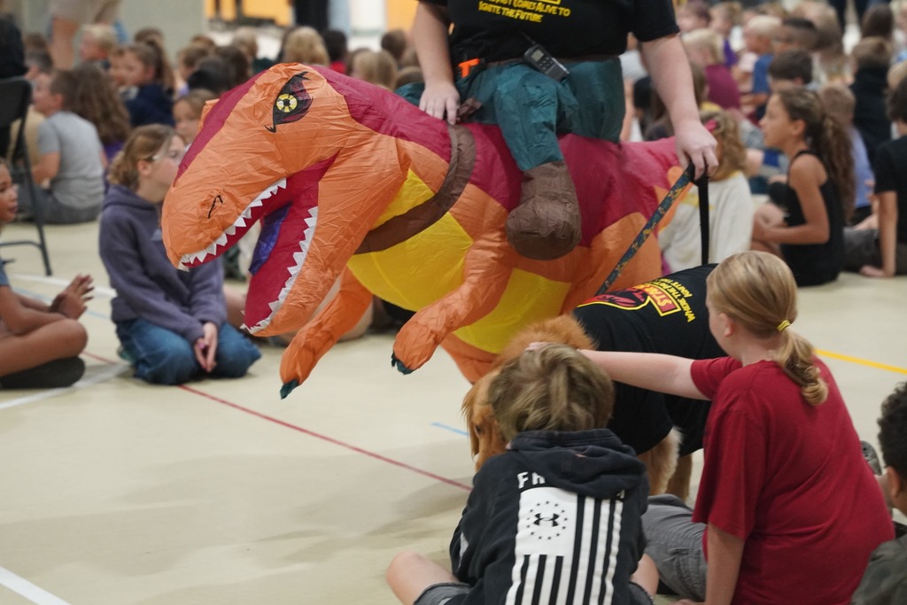Dollars for Dino assembly at Star Elementary