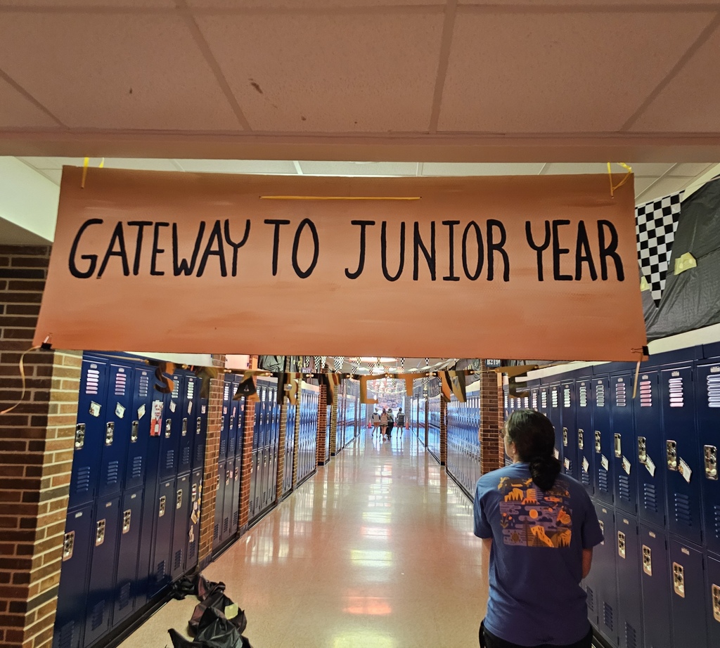 Cars-themed decorations displayed at Hastings High School for homecoming