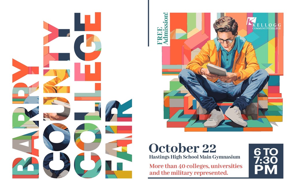 Flyer with information about the Barry County College Fair