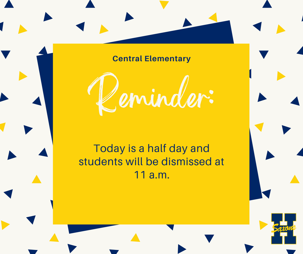 CENTRAL - EARLY DISMISSAL