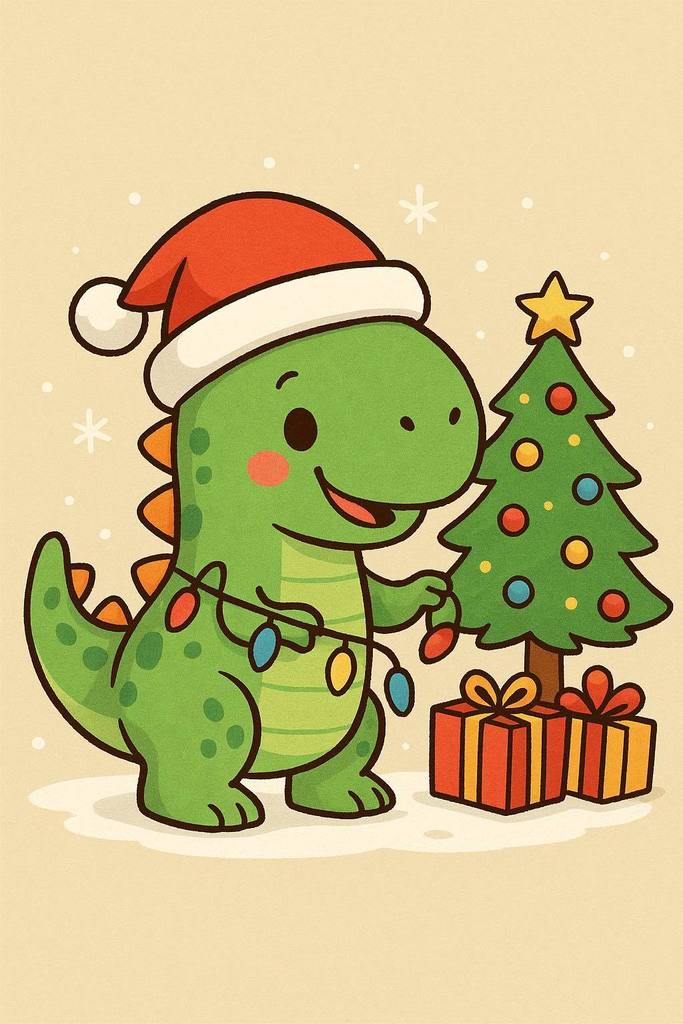 Christmas Dinosaur