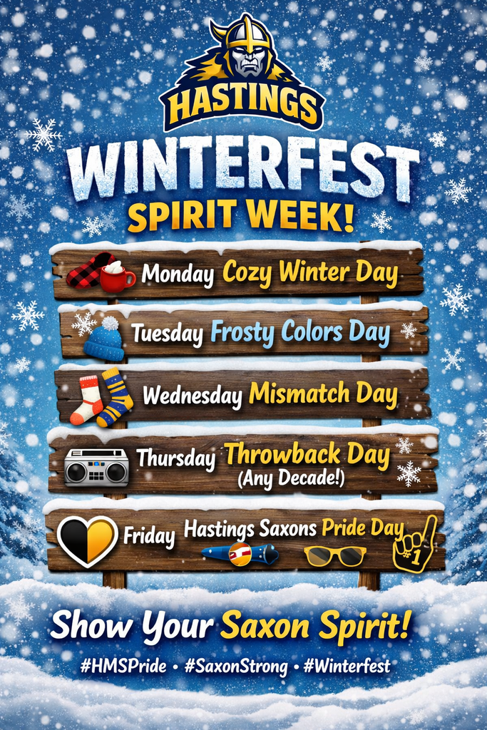 Winterfest Spirt Week Flyer