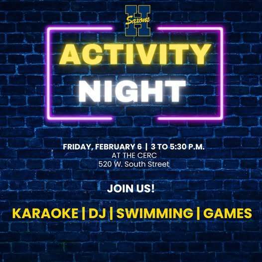 HMS Activity Night 2026