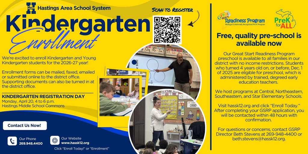 enroll in hastings area schools