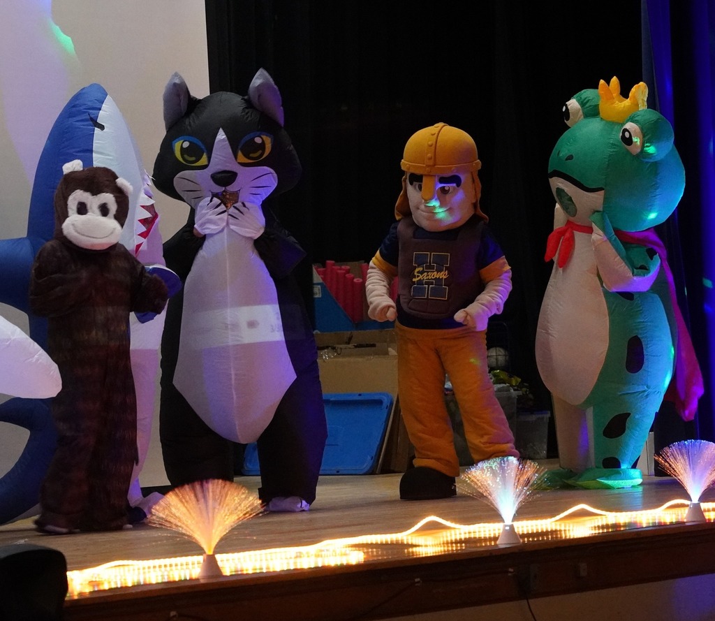 Hasting Central's glow party and masked dancer party.