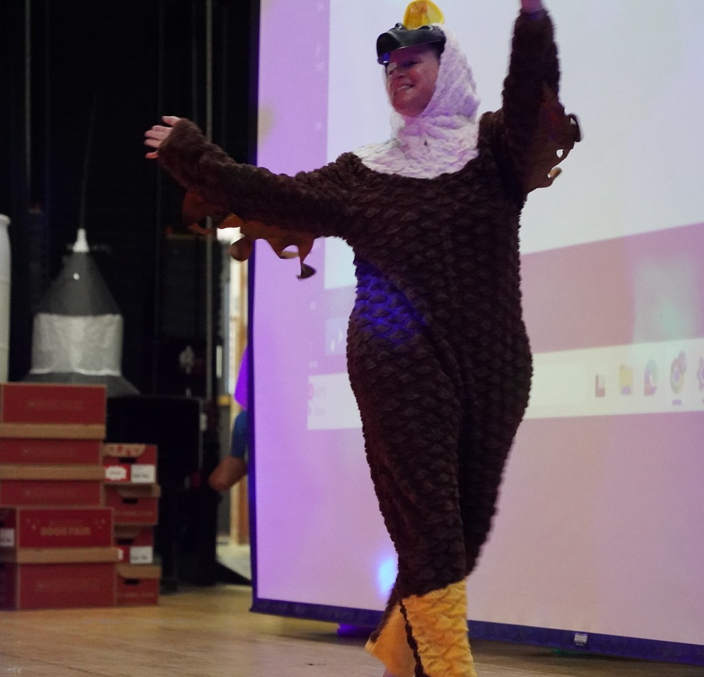 Hasting Central's glow party and masked dancer party.