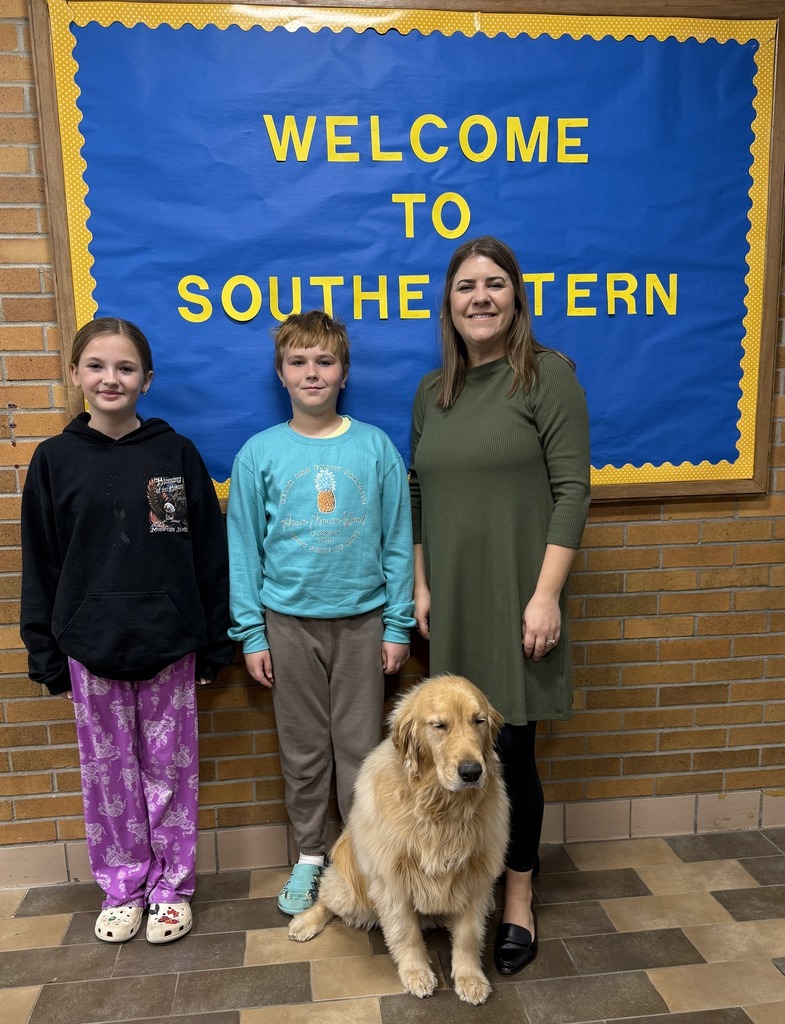 Students posing for their Citizen of the Month photo