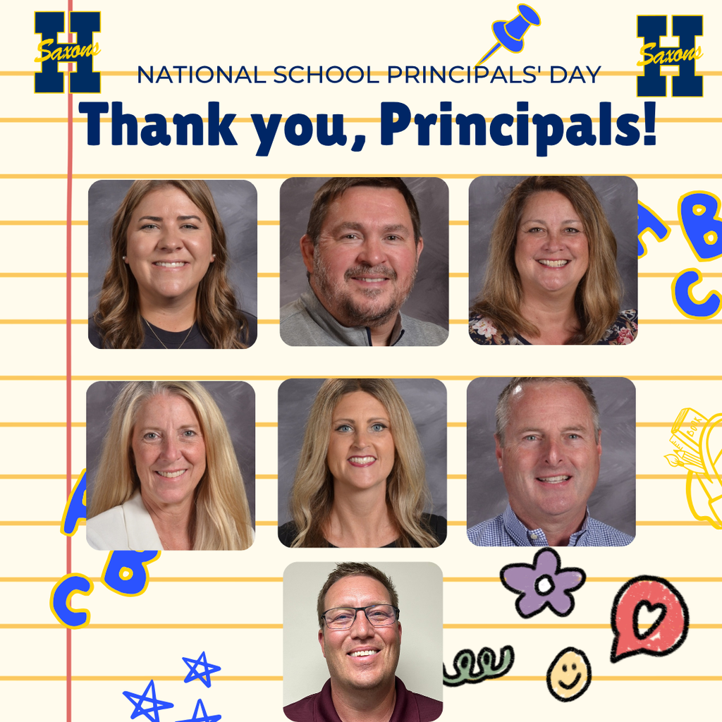head shots of each of hastings area school systems' principals