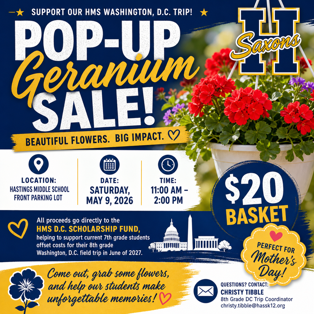 Pop up! Geranium Sale