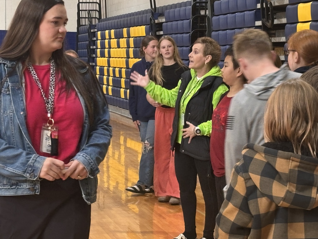 Fifth graders walk the halls of Hastings Middle School